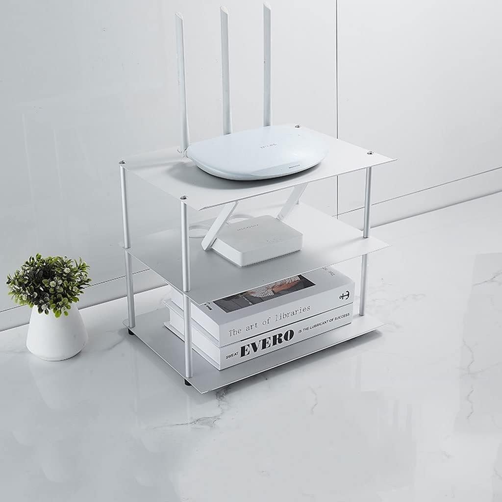Router Shelf Wireless WiFi Modem ShelfManagement Storage Rack Household Small Object Storage Rack (Color : B)