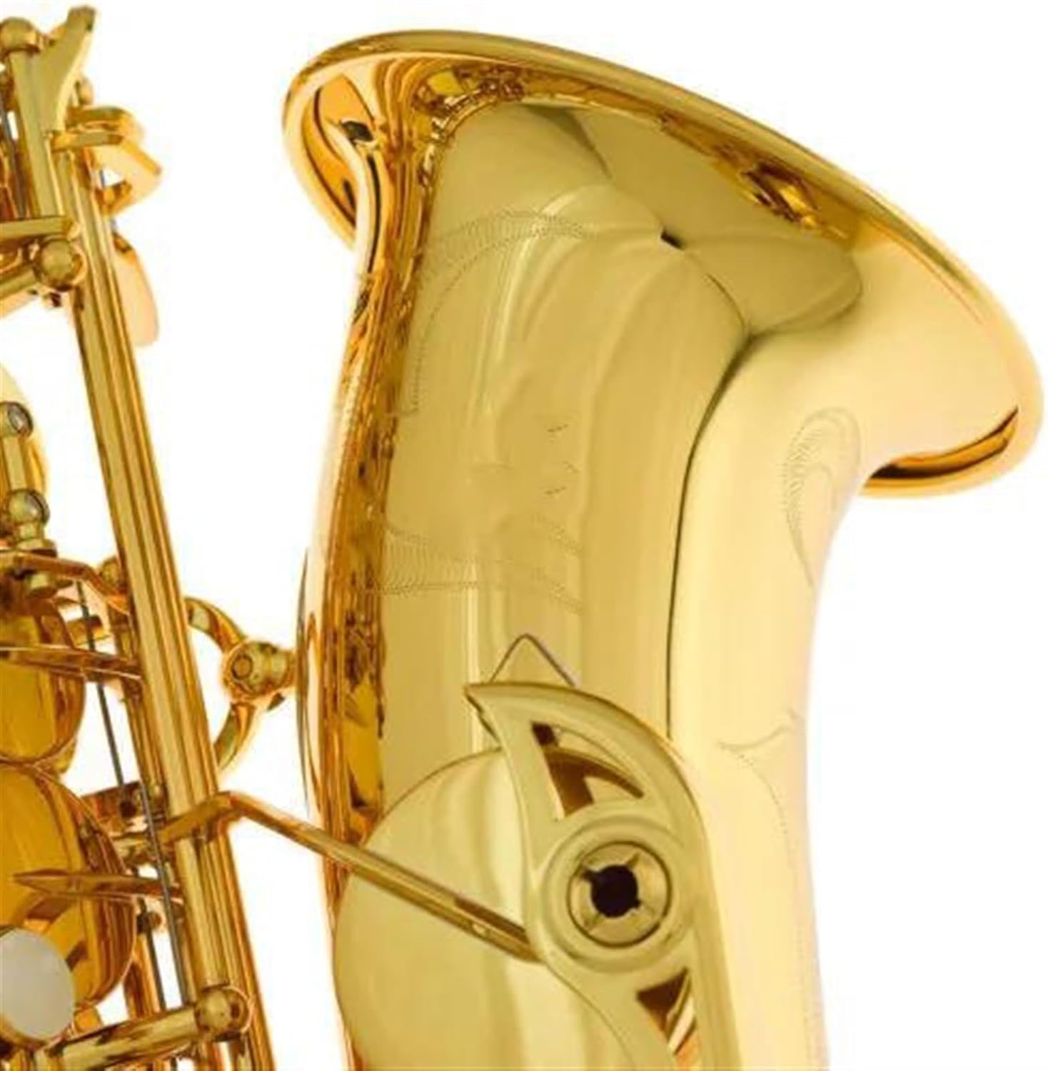 Woodwind Instruments Alto Saxophone Gold Lacquer Brass Plated Professional Musical Instrument With Case