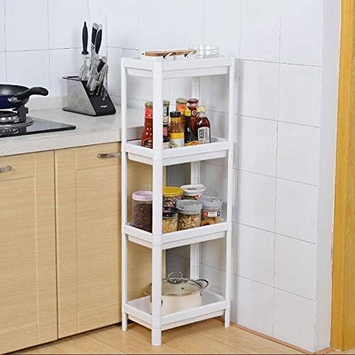 VIDI Shower Shelf, White Bathroom Plastic Standing no Drilling Corner Holder Organizer Storage Shelves with Strong Suction Cup