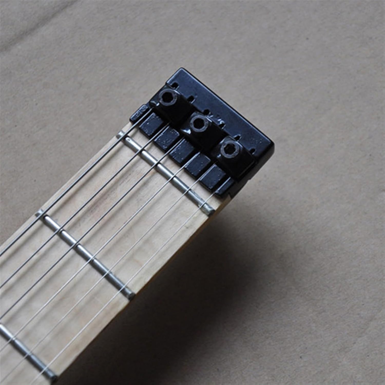 24 Frets 39 Inches Blue Headless Electric Guitar with Basswood Body Maple Fretboard Professional Headless Guitar