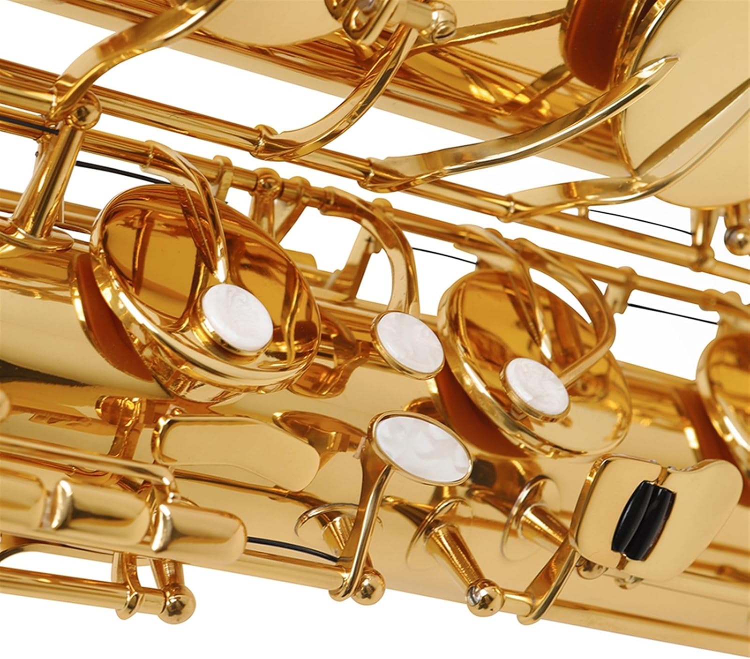 Baritone Saxophone E Flat Hand Carving Wind Instruments with Replaceable Fitting