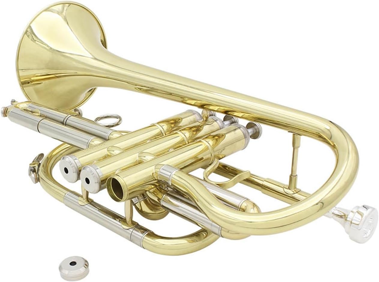 B flat cornet brass mini trumpet instrument