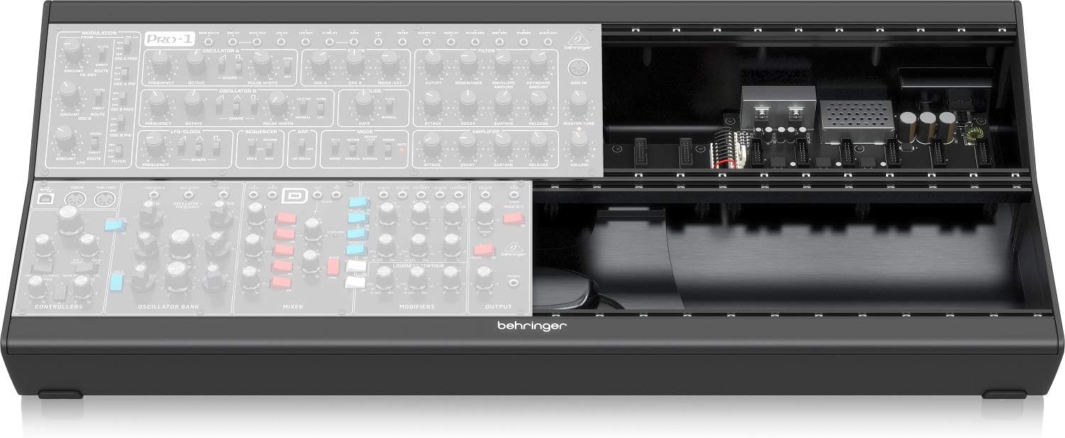 Behringer EURORACK GO Mobile 2 x 140 HP Eurorack Case with Massive Power Supply, 32 Keyed Power Connectors