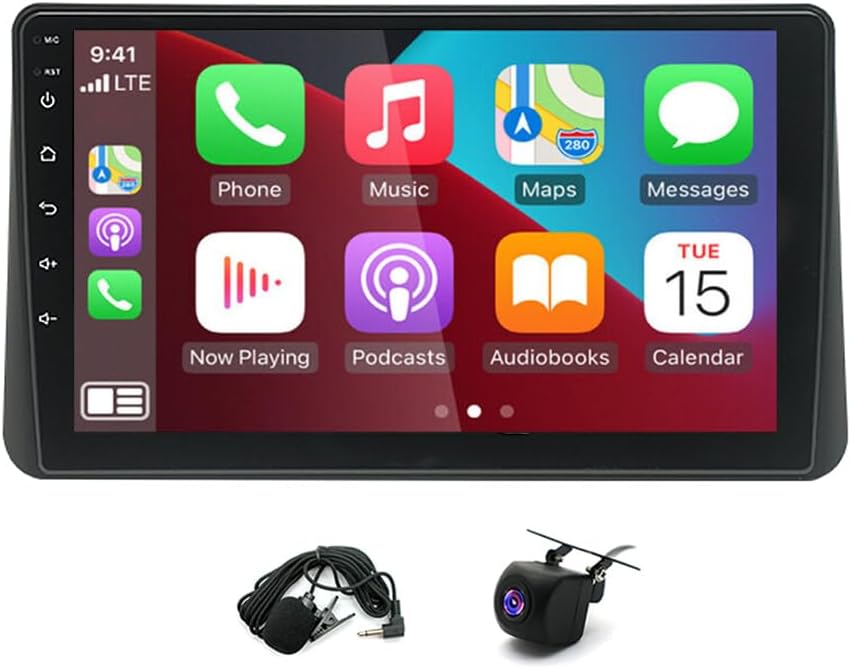 2G+64G Android Car Stereo for 2014-2023 Mazda 2 with Radio CarPlay, Support for Wireless Android Auto 9