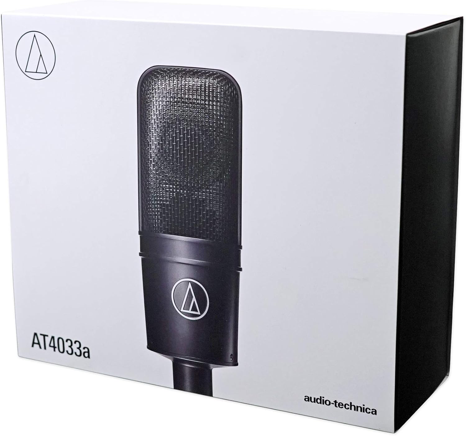 Audio-Technica AT4033A Condenser Microphone+Mount+Cover+Case+Headphones+Shield