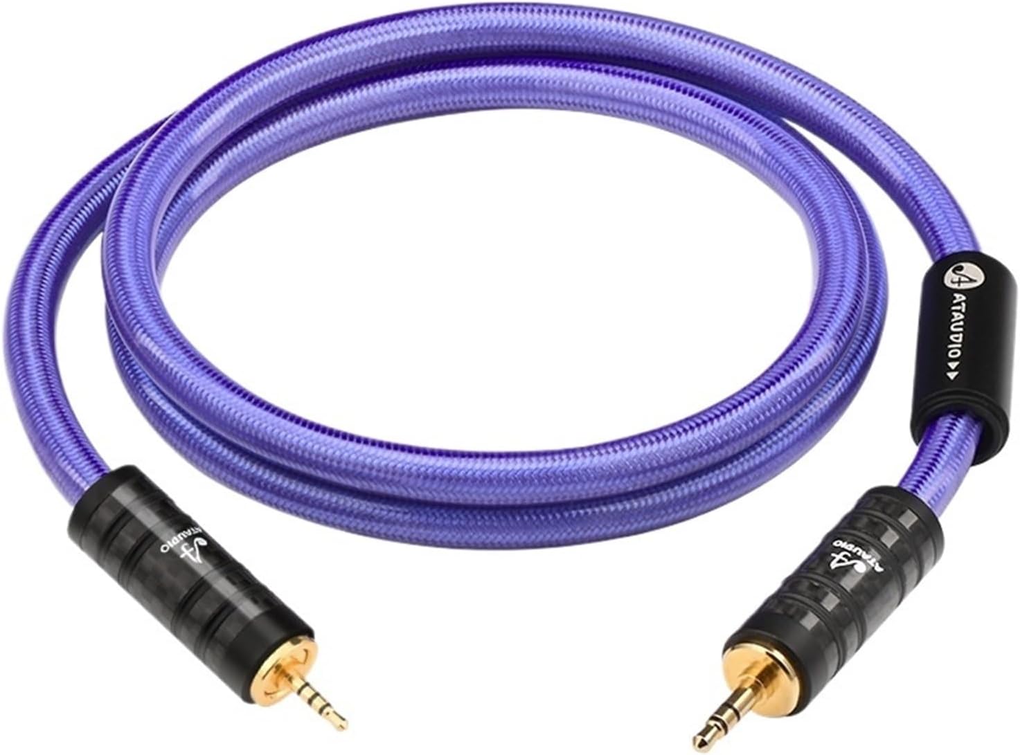 Hi-end Silver Plated HiFi 4.4mm to 3.5mm Audio Cable Balance to Aux Jack Balanced Audio Adapter Cable(2m)