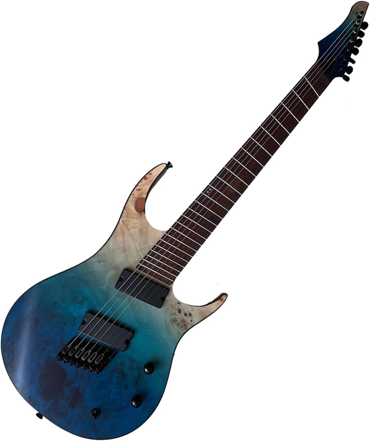 Upgrade Generation Pro Fanned Fret Electric Guitar 7 String Solid Body Guitar Stainless Steel Fret Roasted Guitar Neck