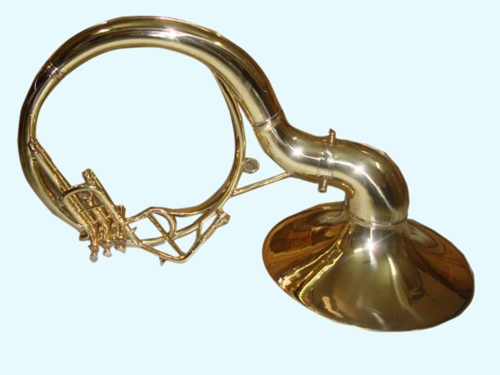 New Band BB Flat Brass Finishing Sousaphone Tuba With Mouthpiece MI 014
