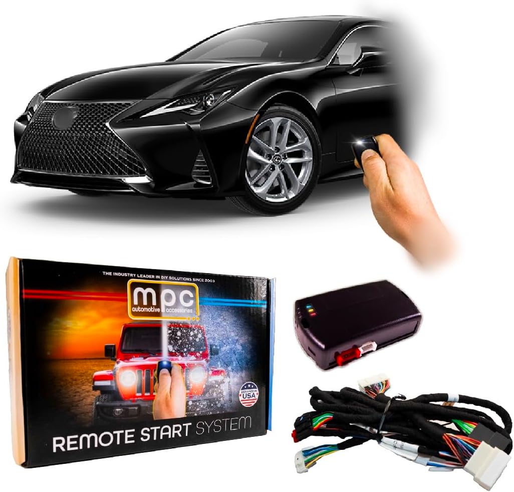 MPC Complete Plug-n-Play Factory Remote Activated Remote Start Kit Compatible with Lexus RC350 2014-2018 - Firmware Preloaded