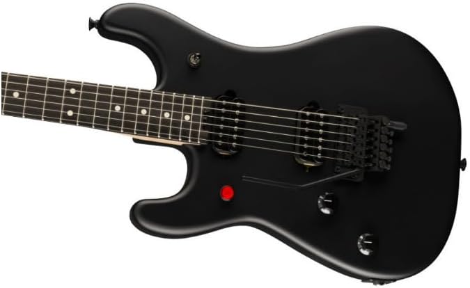 EVH 5150 Series Standard 6-String Guitar (Left-Handed, Stealth Black) Bundle with EVH Gig Bag and Strings (3 Items)