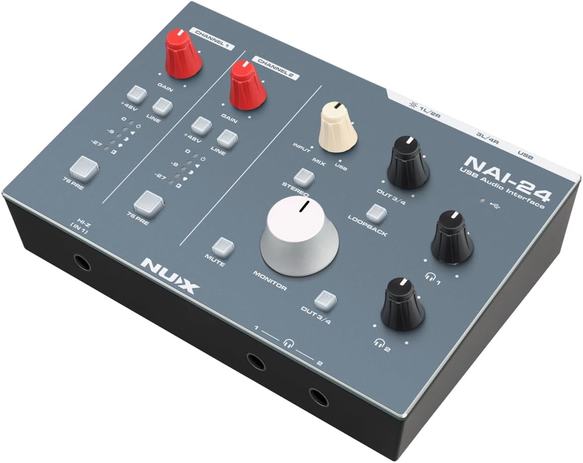 NUX NAI-24 Desktop USB Audio Interface