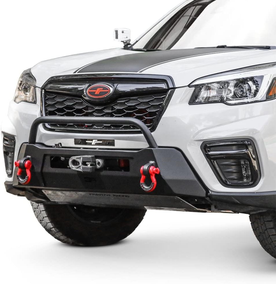 Body Armor 4x4 SU-19340 Hiline Front Winch Bumper fits Subaru Forester