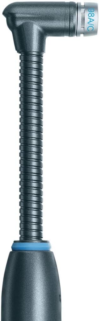 Shure BETA 98AMP/C Drum Microphone - Miniature Cardioid Condenser with Flexible Gooseneck, Integrated XLR Preamplifier, A75M Microphone Mount, Snap-Fit Windscreen - Ideal for Snares and Toms