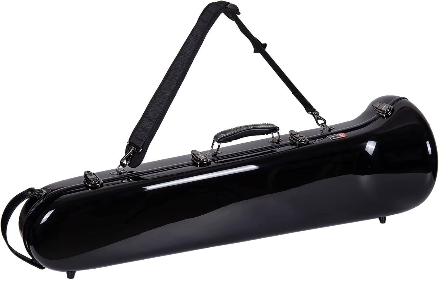Crossrock CRF1000TBBK F-Trigger or Straight Trombone Case- Fiberglass- Backpackable-Black