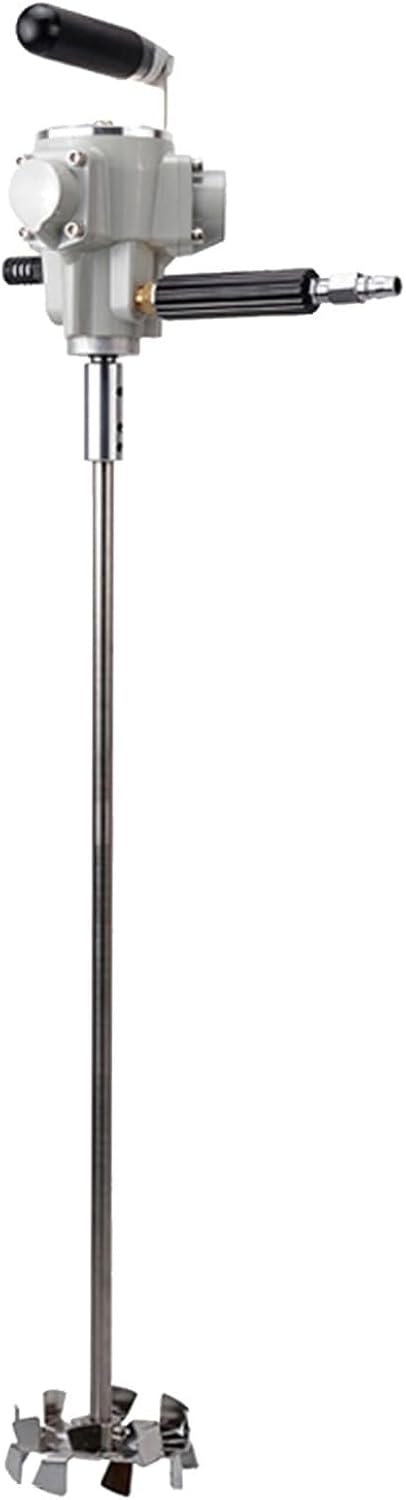 5 Gallon Industrial Air-Powered Handheld Mixer, Adjustable 50-2600 RPM Stirring Machine, Liquid Agitator for Paint Resin