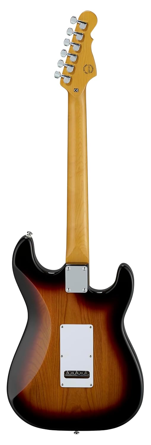 GnL Tribute Legacy Electric Guitar Lefty, 3-Tone Sunburst