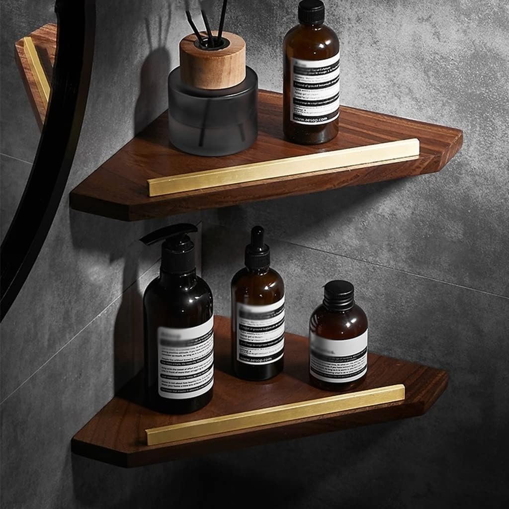 Shower Caddy Corner Shower Caddy Organizer Basket, Wall Mount Bathroom Shelf Holder Storage Rack Bathroom Organizer (Size : 2 layer)