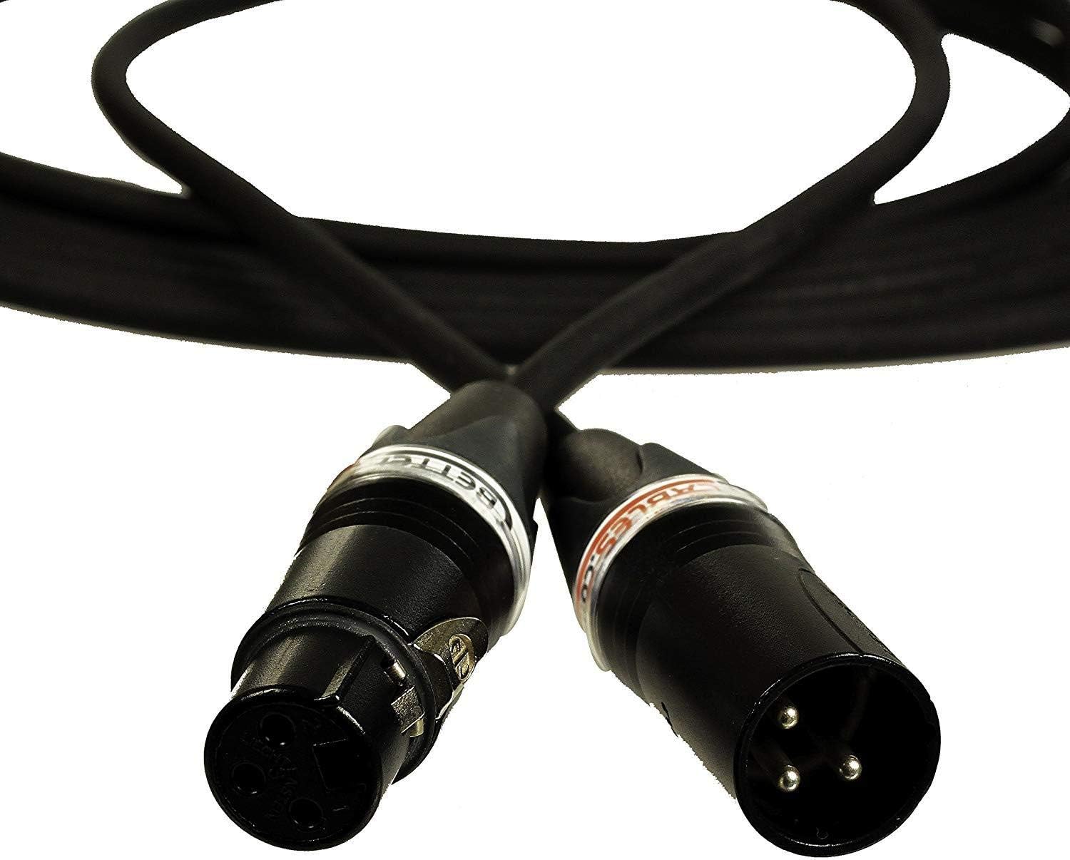 Silver Serpent Stage and Studio Reference Microphone Cable - High-End, High-Performance, Silver/Copper Hybrid, Low-Capacitance, Professional Mic Cable - 3 Feet