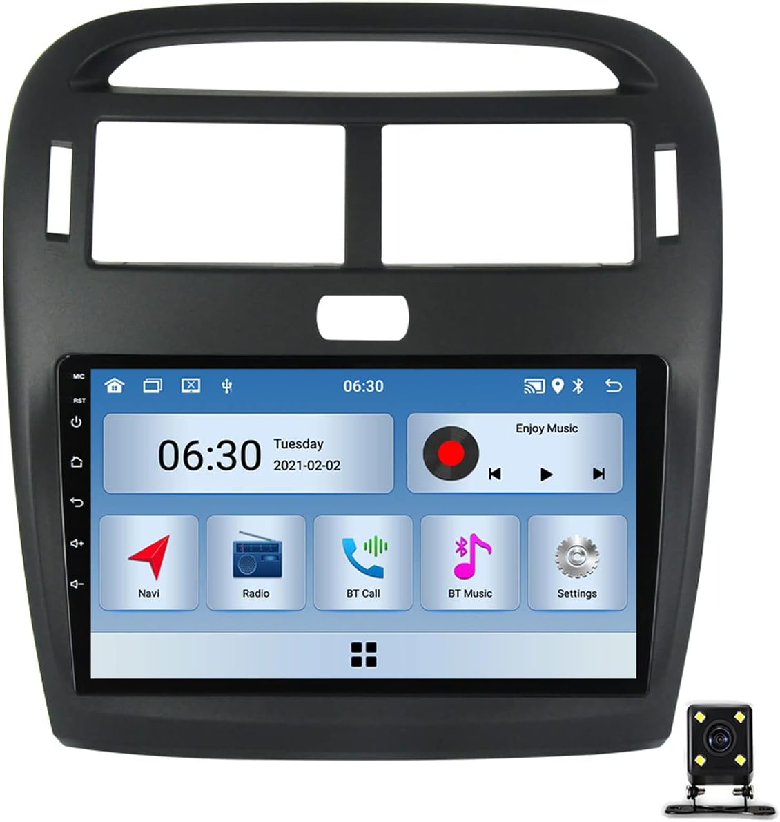 Android Double Din Car Stereo Radio with Bluetooth, 9 Inch High Definition Touch Screen in-Dash GPS Navigation Head Unit for Lexus LS430 XF30 2000~2006 with FM Radio/SWC/Mirrorlink