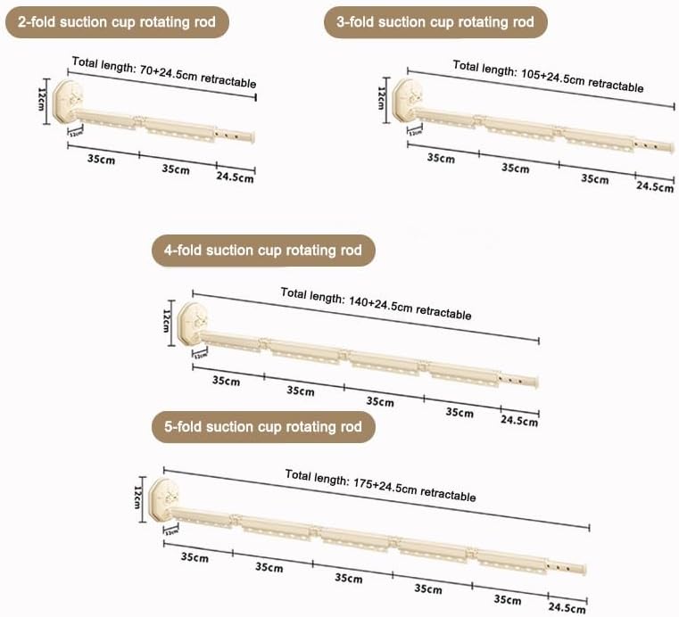 Folding Shower Curtain, Wall Mount Corner Water Proof Curtain, 360° Adjustable Angle Hanging Privacy Partition Panel for Bathroom Bathtub Dressing Room(Beige-B,140-180cm(200cm))