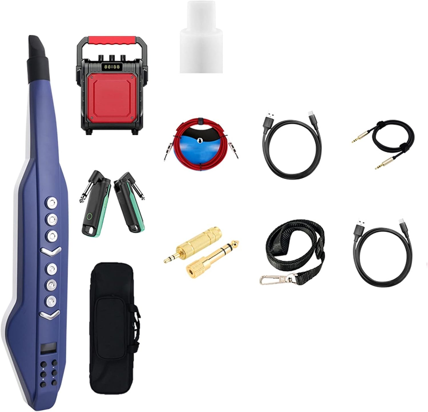 Sax Beginners Kit Digital Saxophone Electric Wind Instrument Old Electronic Saxophone Wind Instrument (Color : 2)