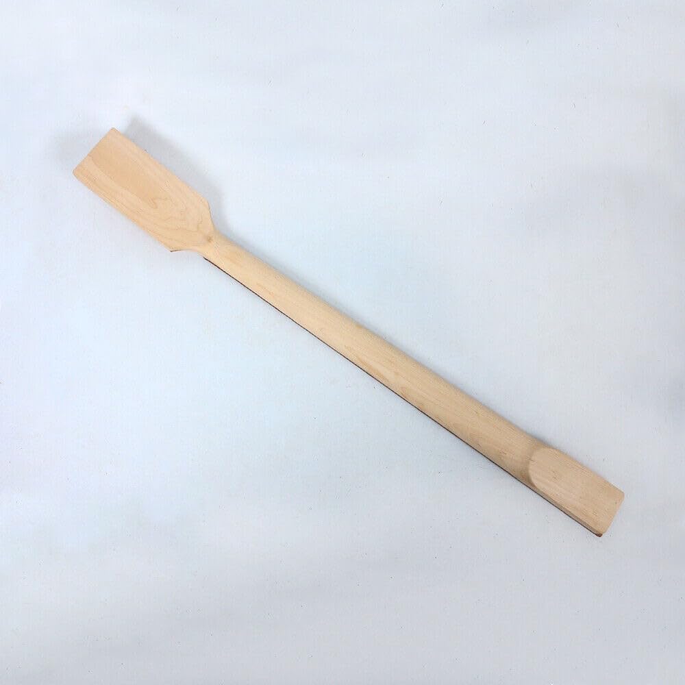 Electric Guitar Neck Unfinished P bass Guitar Neck maple 24Fret 34inch Paddle Head Rosewood No Inlay DIY guitar Neck (24Fret 34inch)