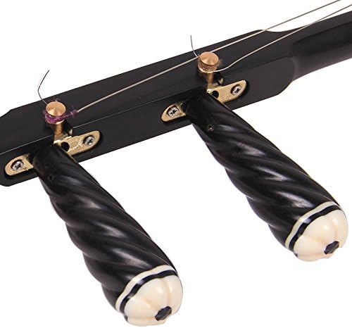 OrientalMusicSanctuary Soloist's Black Sandalwood Soprano Banhu - Chinese Bang-Zi Opera Fiddle Erhu