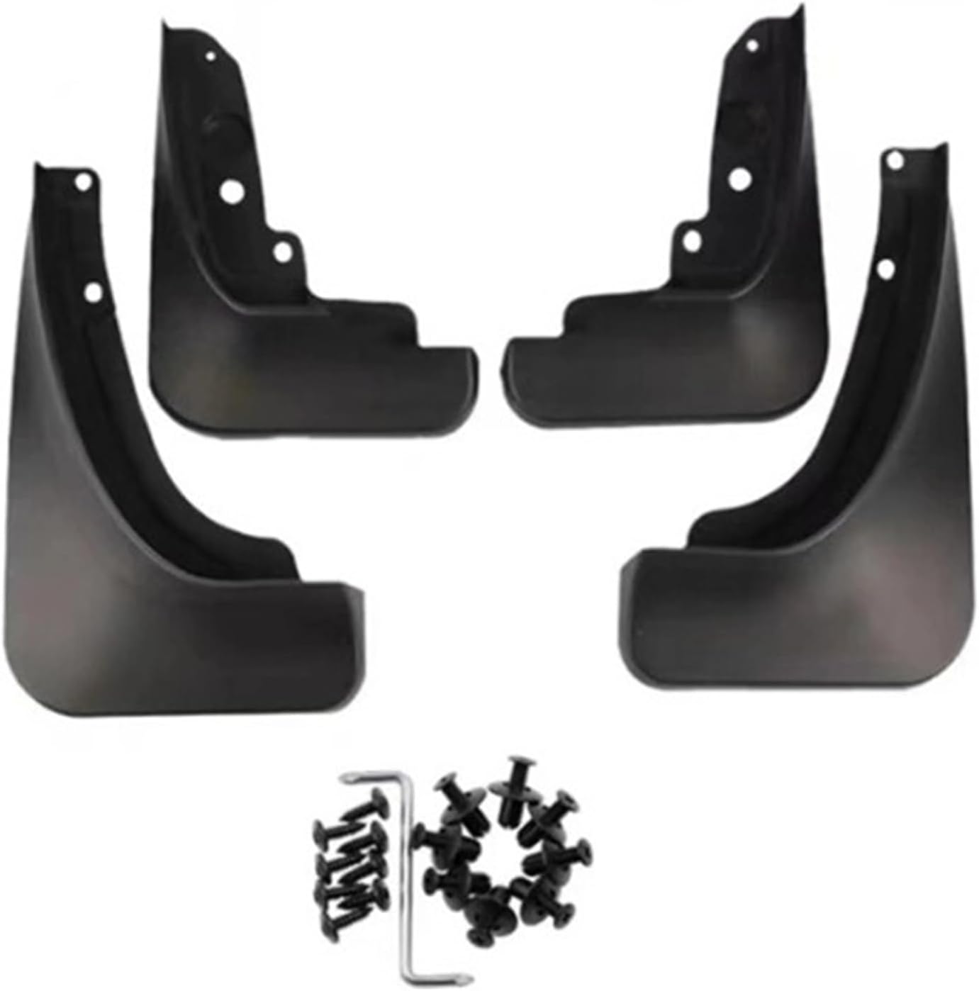 Car Mudguard Anti Cover Rear Tire Mat Modification Compatible for GWM Great Wall Haval H9 2rd 2024(Fixed Pedal)