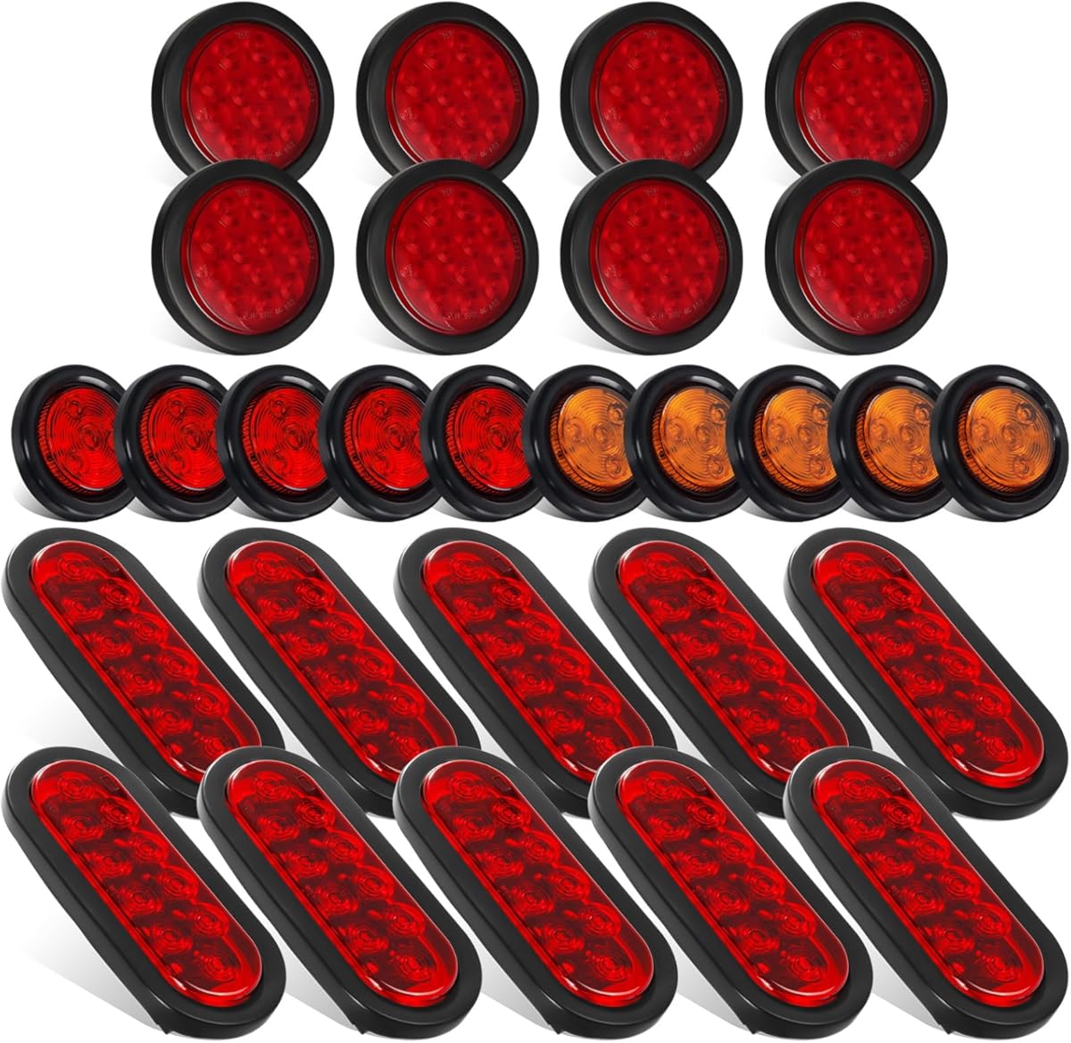 Partsam 5 Amber 5 Red 2