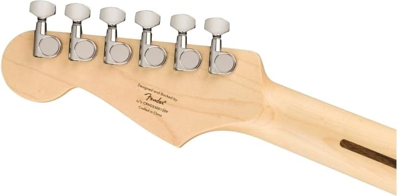 Squier by Fender Limited Edition Sonic® Stratocaster® Electric Guitar HSS, Maple Fingerboard, White Pickguard, Ultraviolet