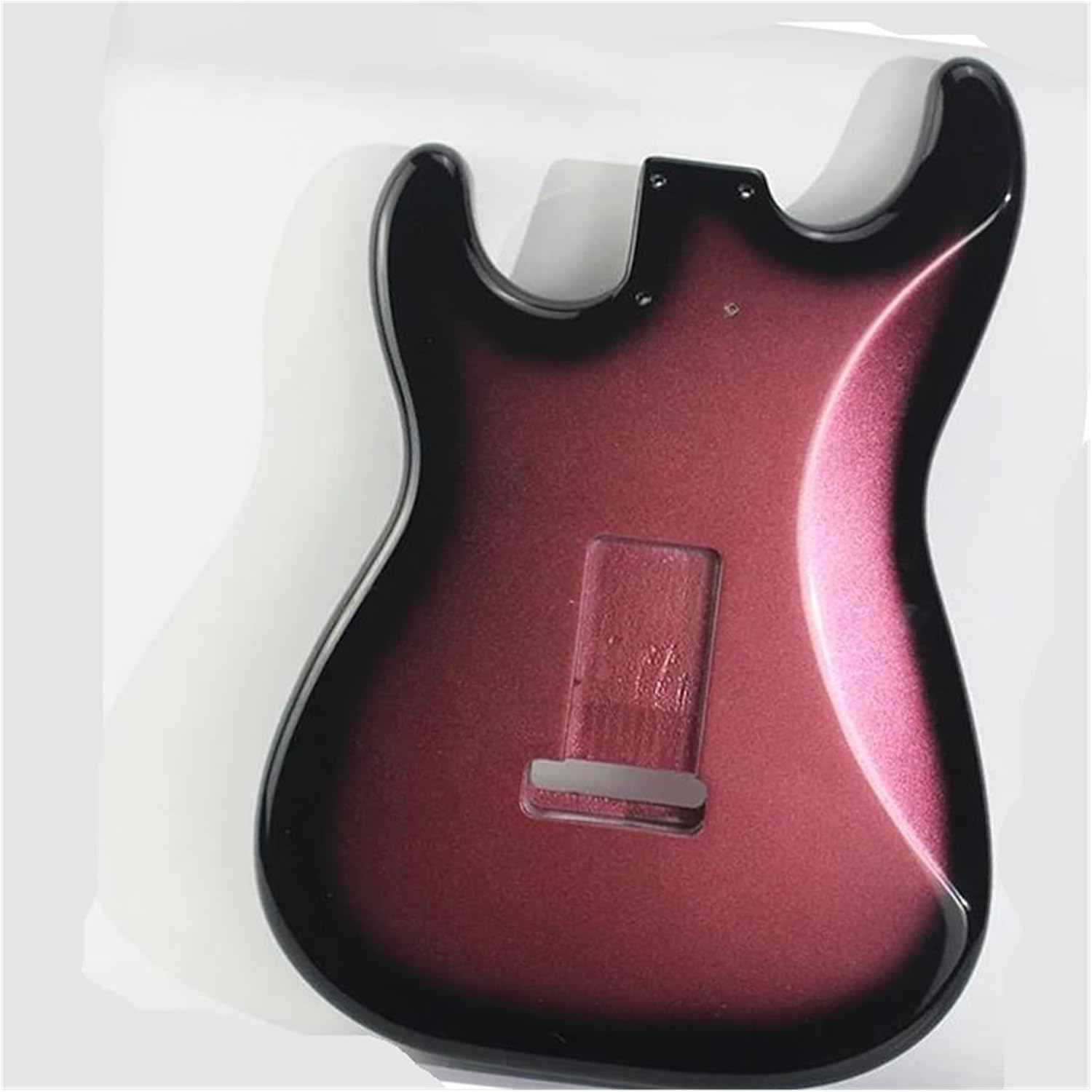 Guitar Body Guitar Replacement Parts For ST Pink Black Gradient Edge Alder Wood Electric Guitar Body Fend Standard Size