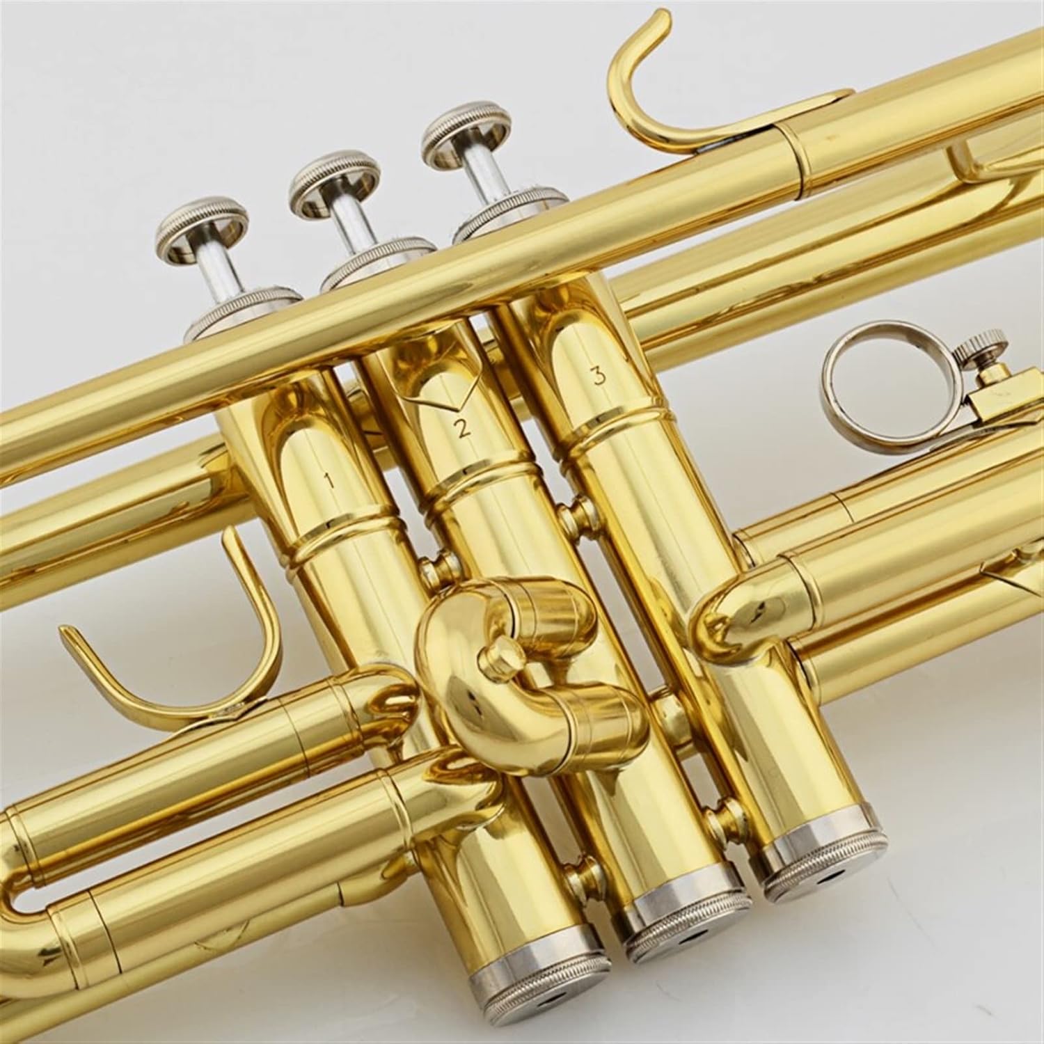 KESHUO Trumpet Wind Instrument B Flat Trumpet Trumpets