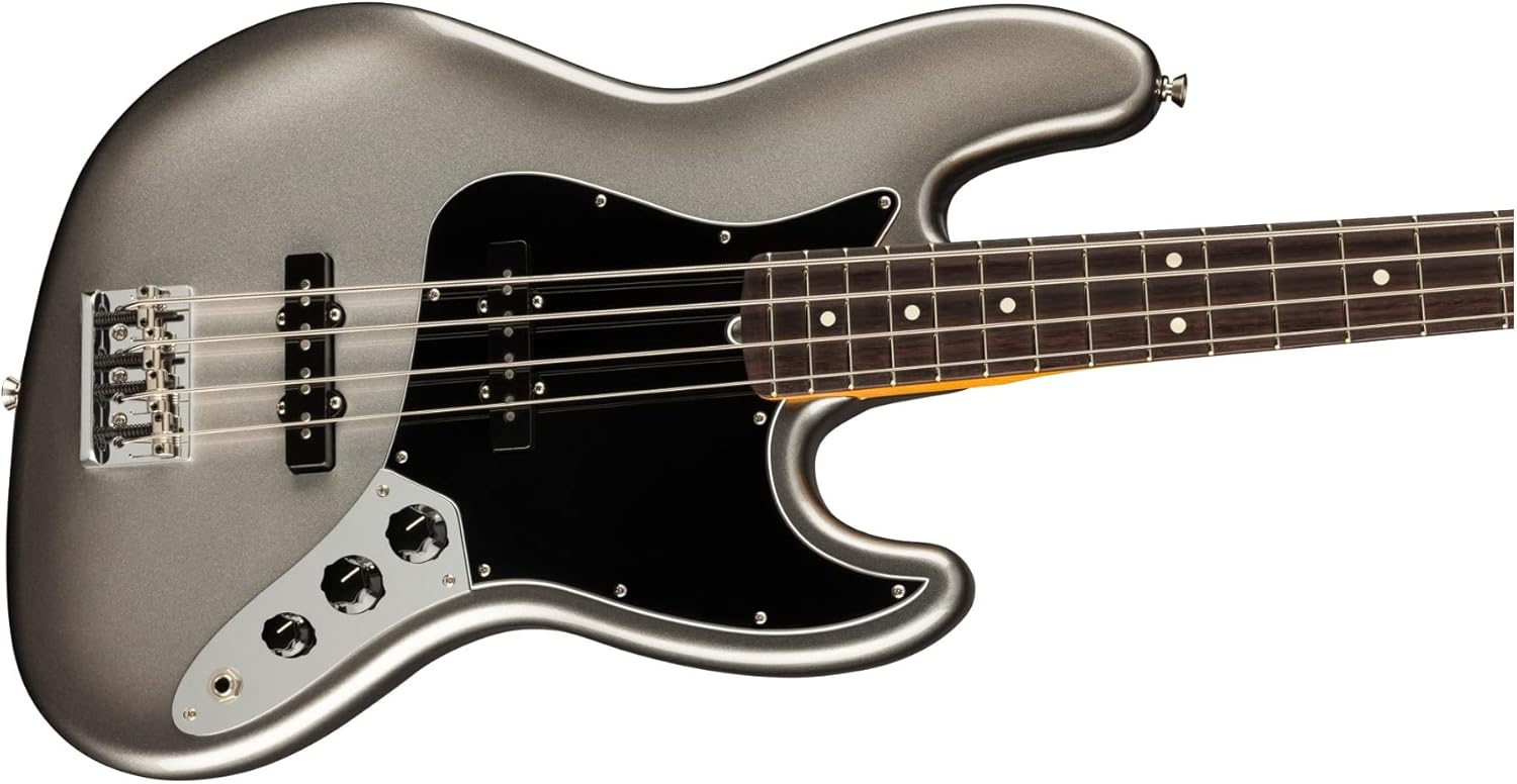 Fender American Professional II Jazz Bass, Mercury, Rosewood Fingerboard