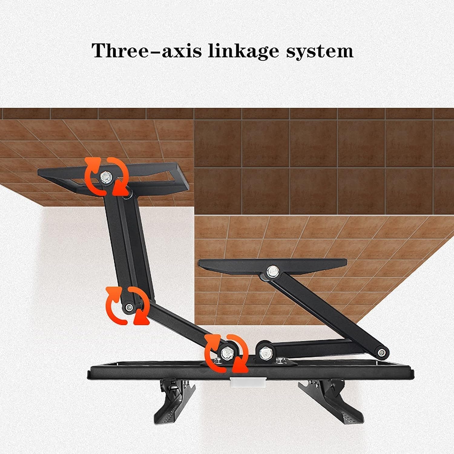 TV Wall Bracket, TV Wall Mount, TV Mount Stand Six-arm Corner Full Motion Wall Mount Extension Swivel Tilt