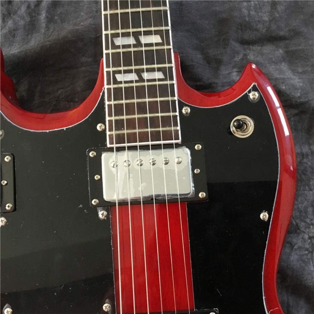 Double Headed Electric Guitar 12 String + 6 String Red Steel String Guitar Acoustic The Guitar Acoustic Guitars
