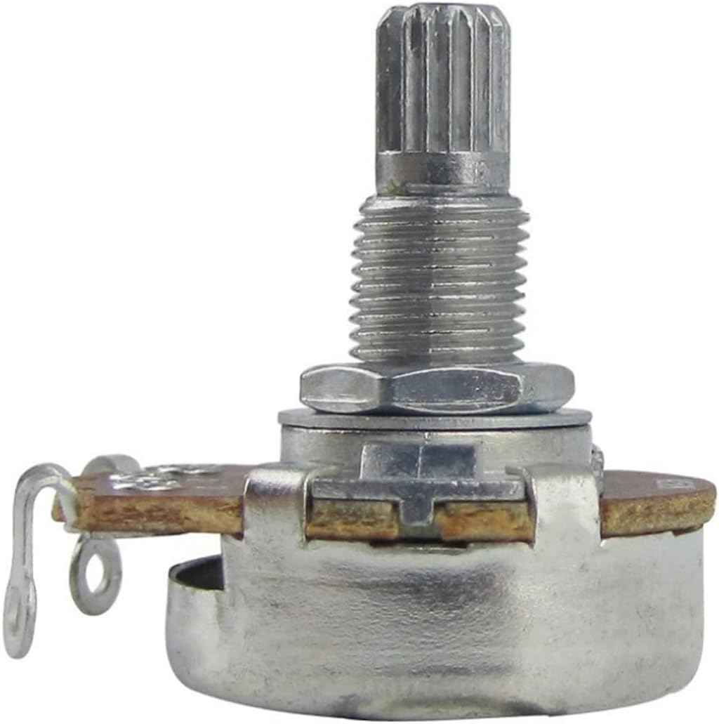 KESHUO 20pcs Electric Bass Guitar Pots Potentiometers Long Split Shaft Full Size Guitar Kit Accessories (Color : 20pcs B250K)