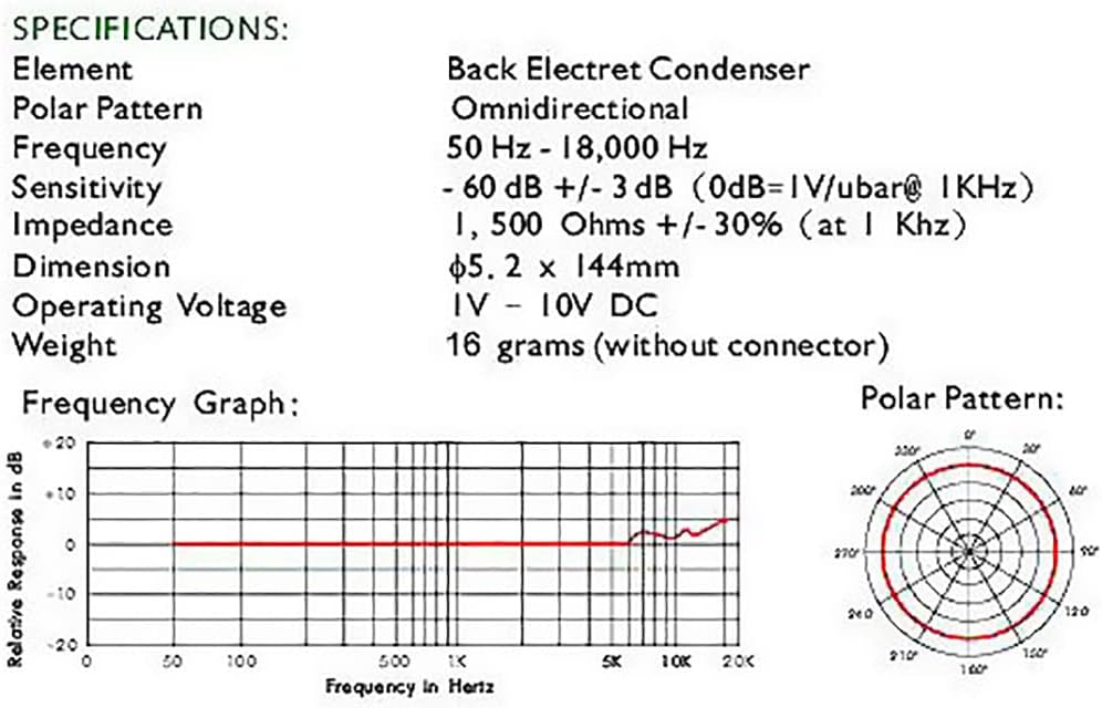 Mini Headset Microphone cH-Style Earhook Headset Mic Compatible with Audio Technica Bodypack Transmitter (Tan)