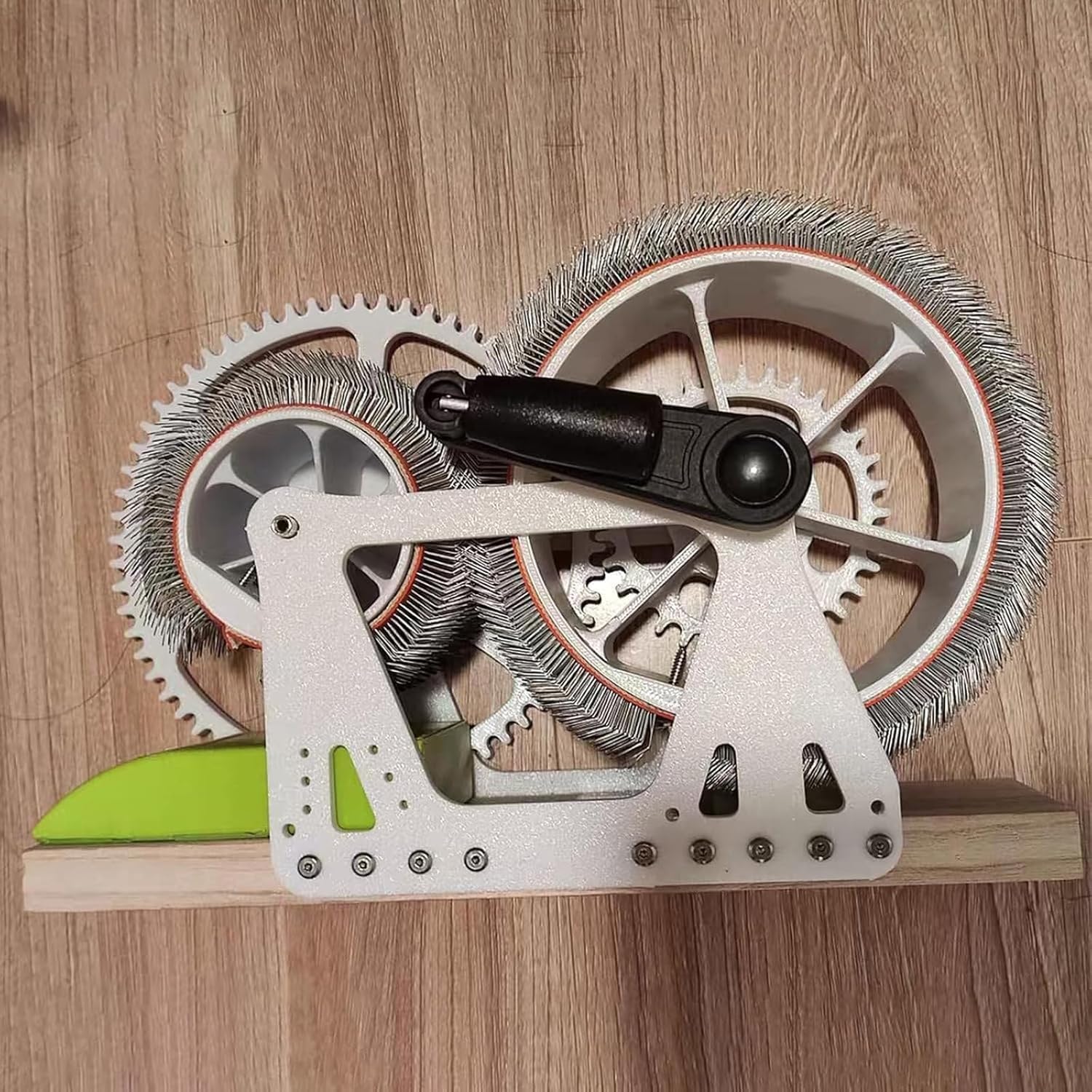 Wool Drum Carder Fiber Carding Machine with Hand Crank Remove Fiber Impurities Fast Color Mixing Wool Blending Wheel Ideal for Carding Fibers and Making Felt Projects