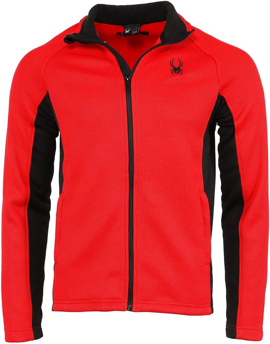 Spyder Men's Constant Full Zip Sweater, Racing Red Small