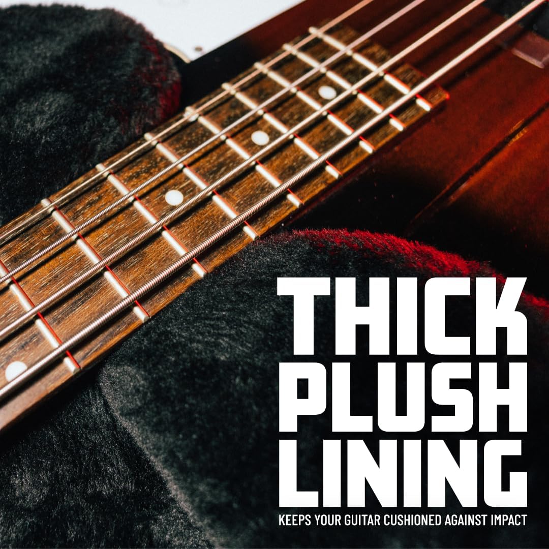 Gator Cases Traditonal Series Hard-Shell Wood Case for 6 or 12-String Dreadnought Style Acoustic Guitars, (GWE-DREAD 12)