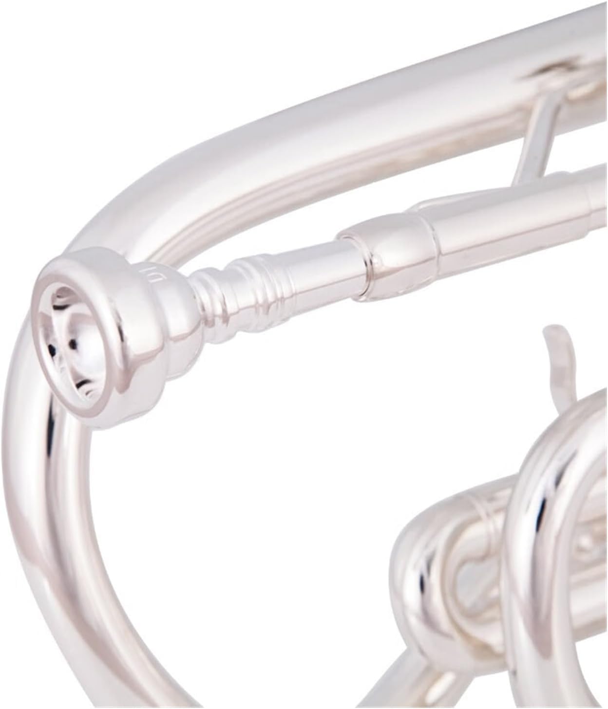 B flat silver plated cornet mini trumpet instrument professional beginner performance