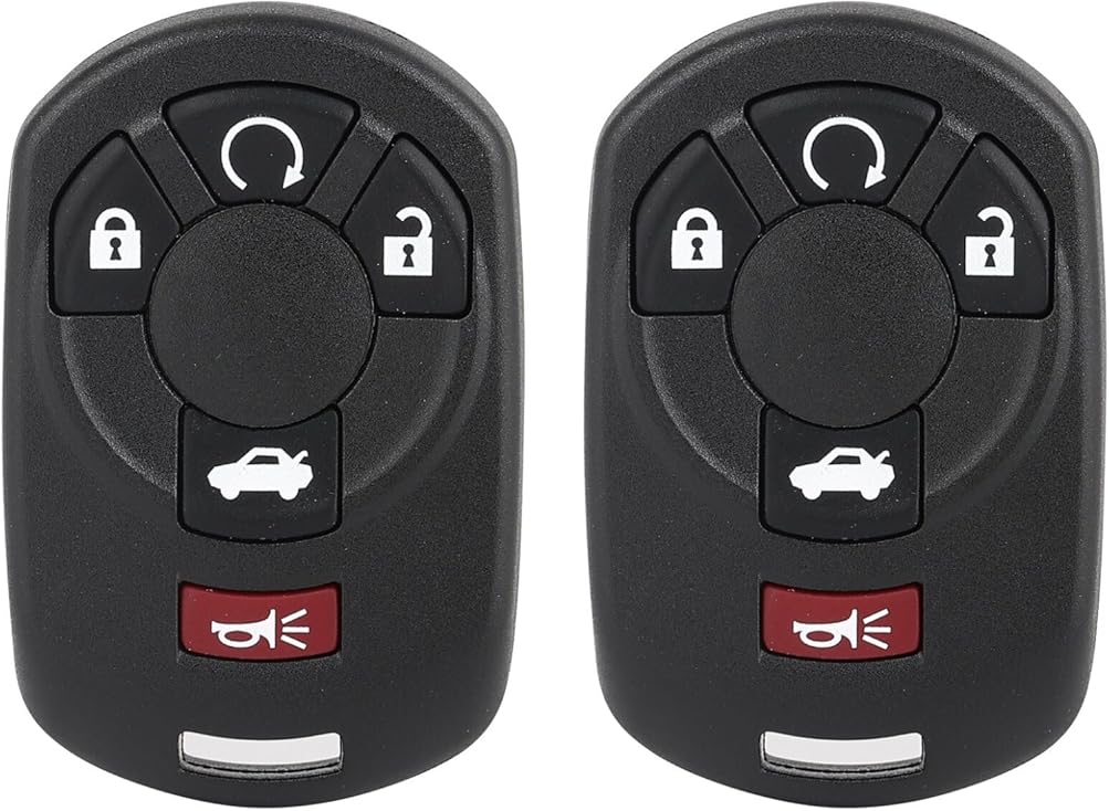 SCITOO 2 X Remotes Key Fob for Chevrolet Corvette for Cadillac STS 2005-2007 M3N65981403