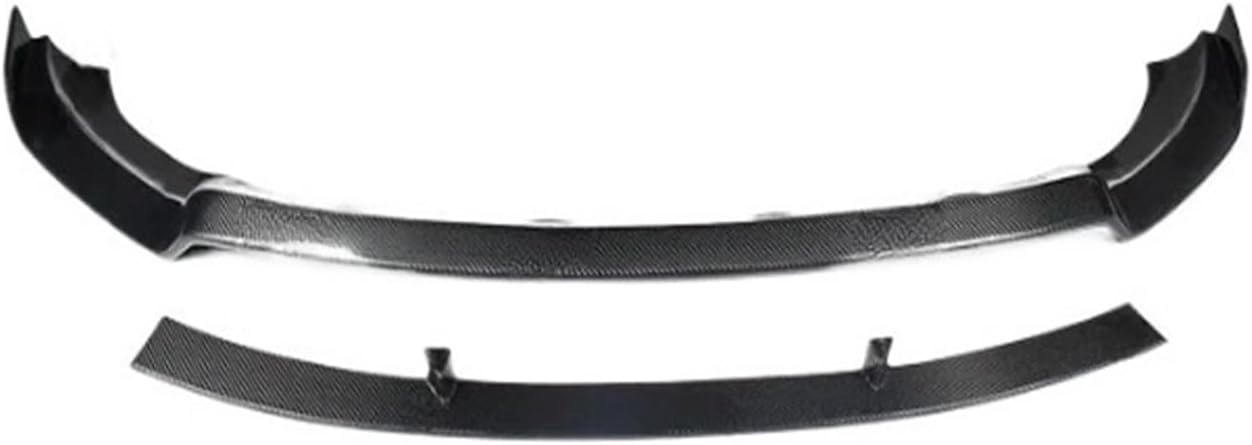 Car Accessories Carbon Fiber AS Black Label Style Front Lip 2pcs Compatible For Macan 2014-2018 Turbo Front Bumper Lower Splitter Lip