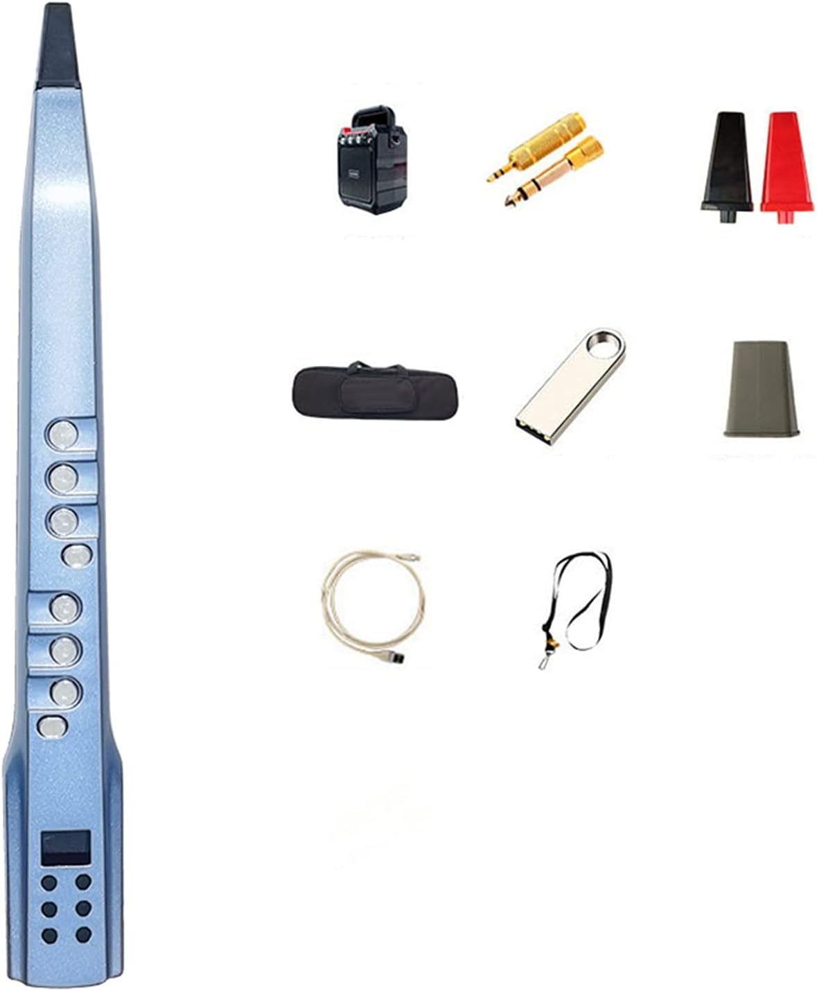 Sax Beginners Kit Digital Tube Electric Wind Instrument Electric Saxophone for Beginners Wind Instrument (Color : 5)