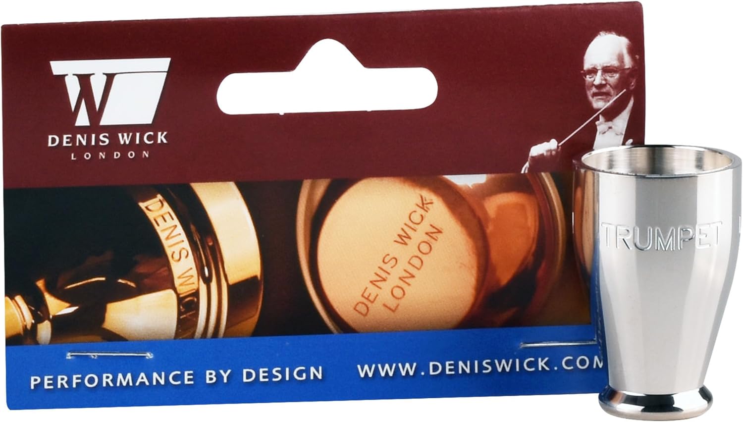 Denis Wick Heavytop Conversion Booster for Trumpet Mouthpieces, Silver Plated, 6181 - Precision-Weighted for Smoother Tone, More Endurance & Volume - Ideal Add-On for Live & Stadium Performances