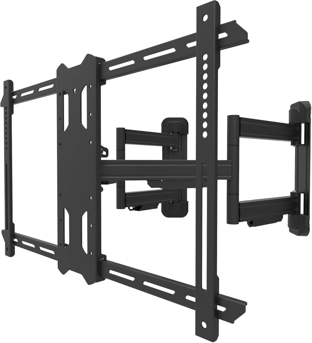 Kanto PDC650 Full Motion Corner TV Mount for 37-inch to 70-inch TVs | Supports up to 125 lbs | Swivel 40° | Tilt +15°/-3° | Black