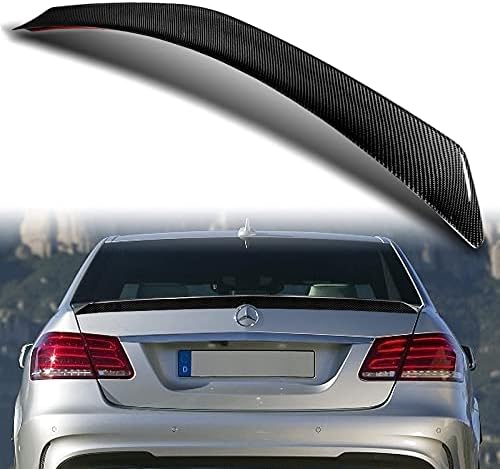 HYPERSPEED Real Carbon Fiber Trunk Spoiler Wing Lip kit Rear Lip kit VT-Style Fit for 2010 2011 2012 2013 2014 2015 2016 Mercedes E-Class W212, Car Mods Exterior Accessories Replacement Parts Assembly