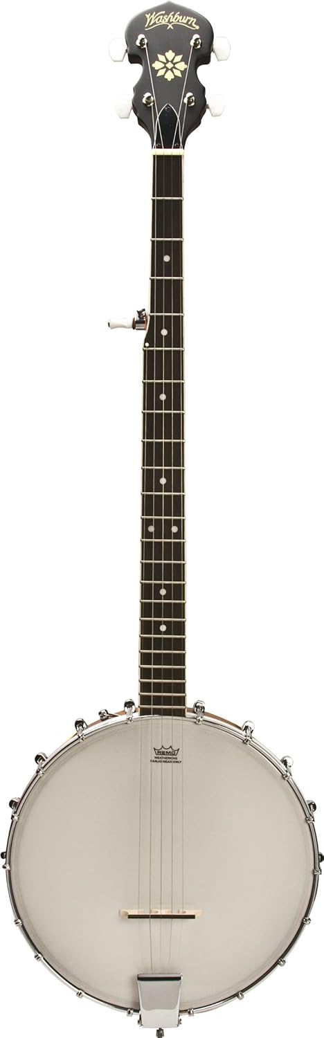 Washburn Banjo Series B7 Banjo, Natural Matte