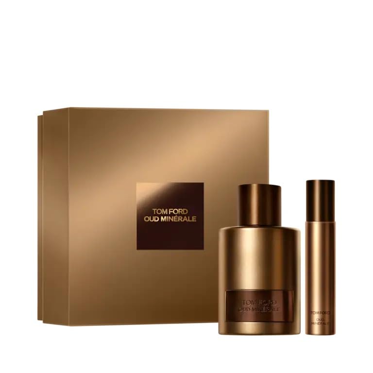 Tom Ford Oud Minerale Eau De Parfum set 3.4 fl oz/ 100ml with Travel Spray 0.34 fl oz/ 10ml