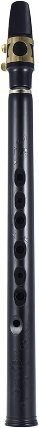 KESHUO Mini Pocket Bb Saxophone Sax ABS with Alto Mouthpieces 10pcs Reed Carrying Bag Woodwind Instrument Brass Sax Beginners Kit